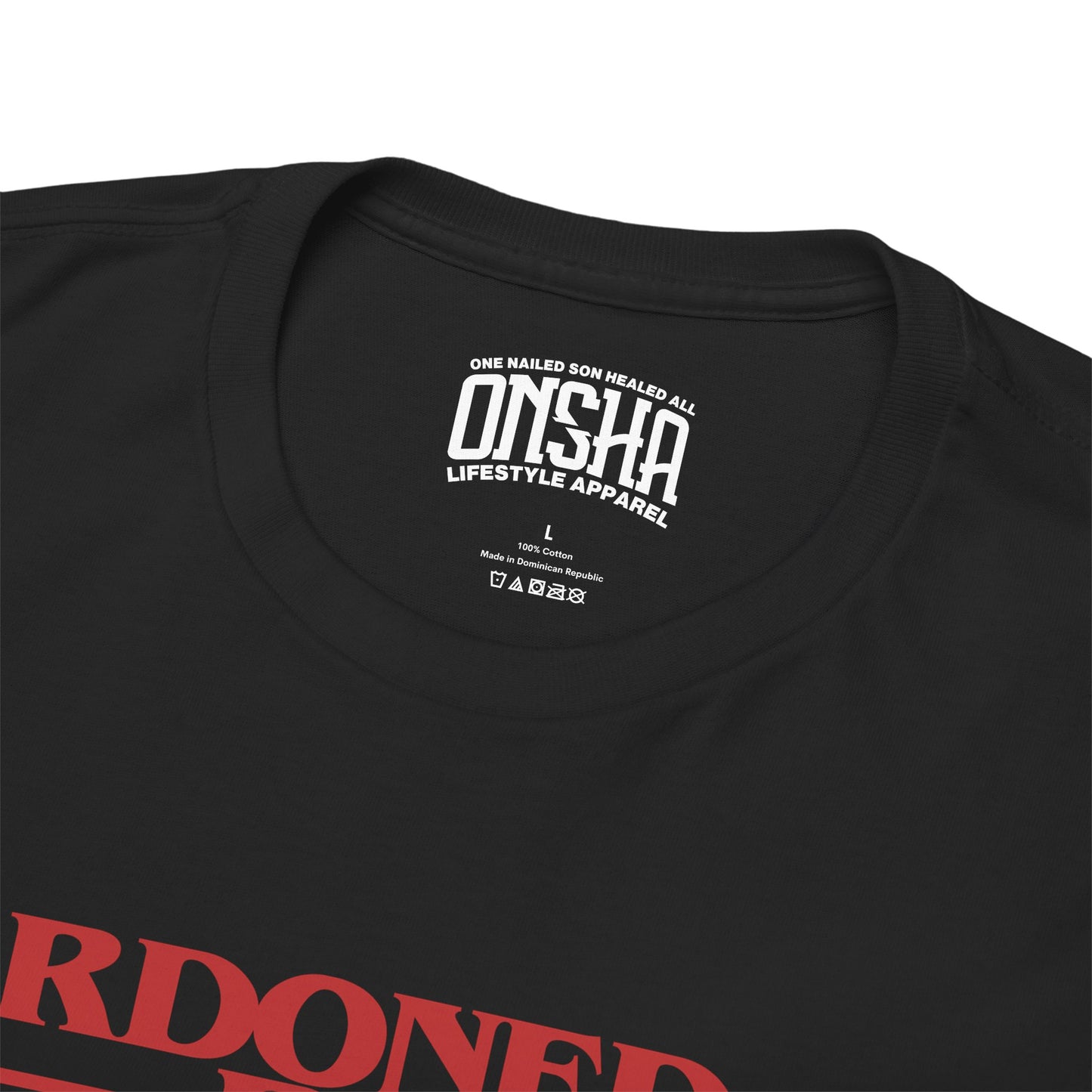 PARDONED PIZZA TEE
