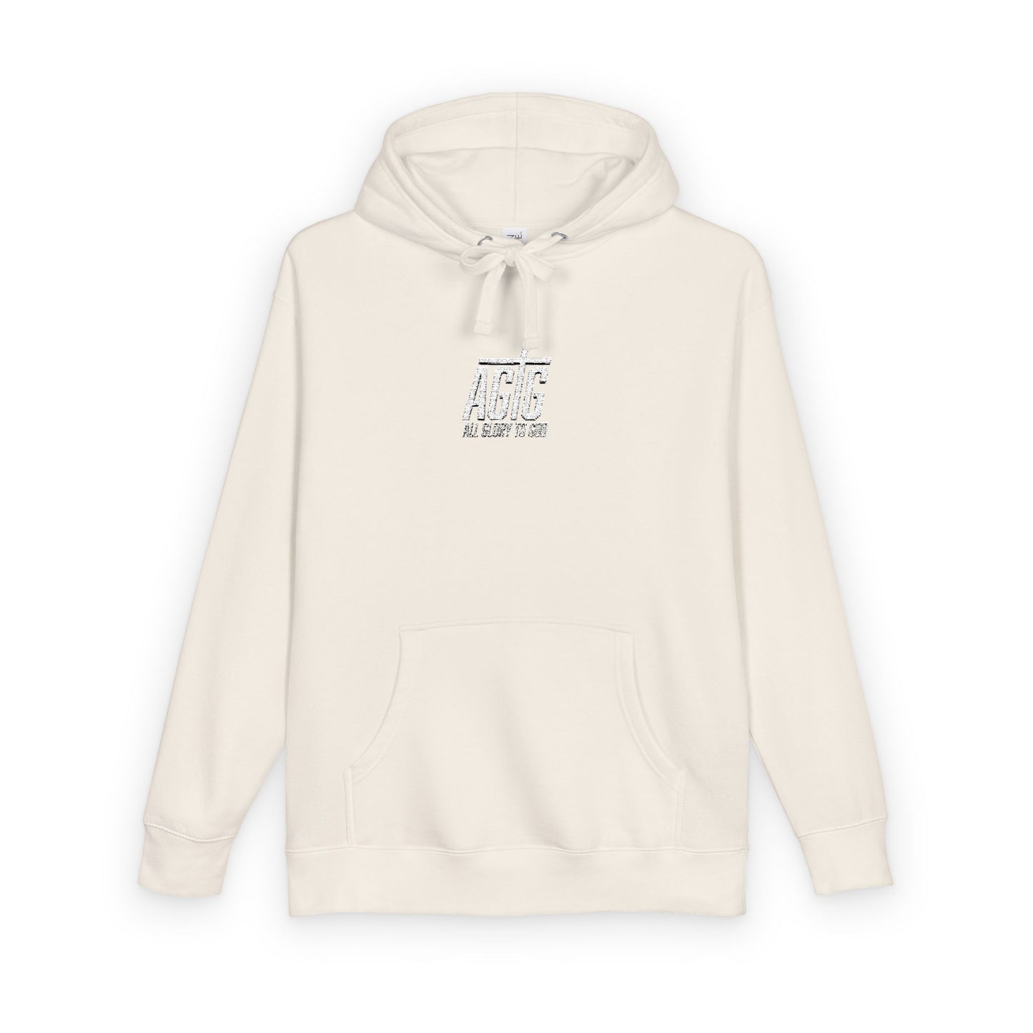 ALL GLORY TO GOD EMBROIDERED HOODIE