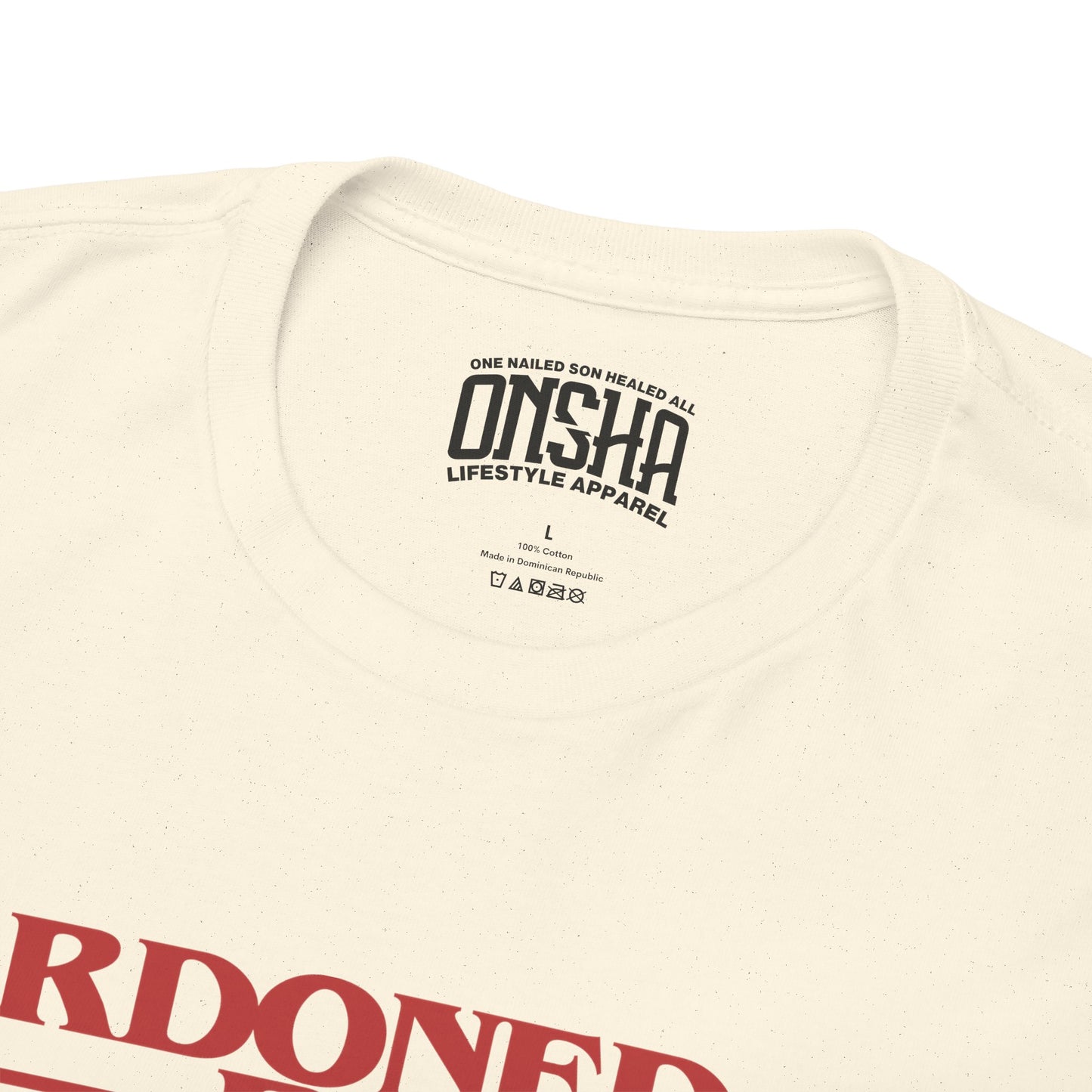 PARDONED PIZZA TEE