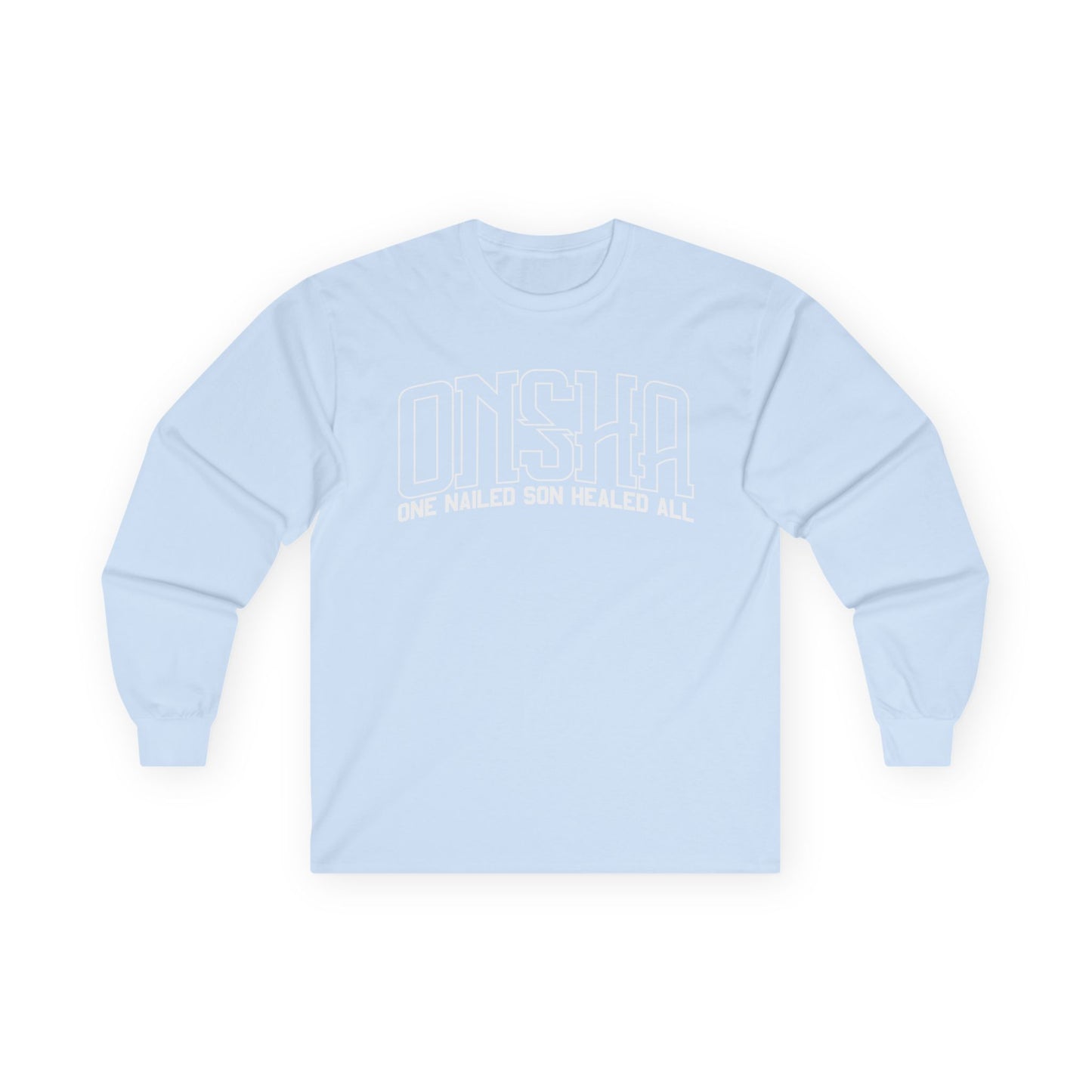ONSHA LONG SLEEVE TEE (WHITE OVERSIZED PRINT)