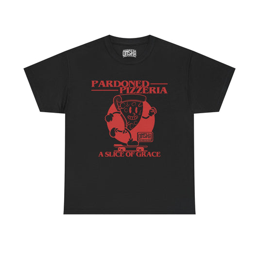 PARDONED PIZZA TEE