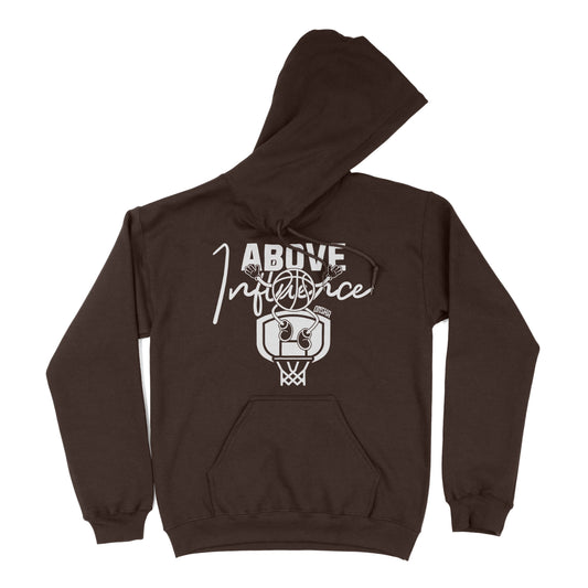 ABOVE THE INFLUENCE HOODIE (CHOCOLATE)
