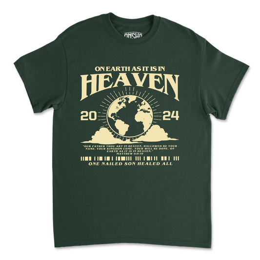 HEAVEN TEE (FOREST GREEN)