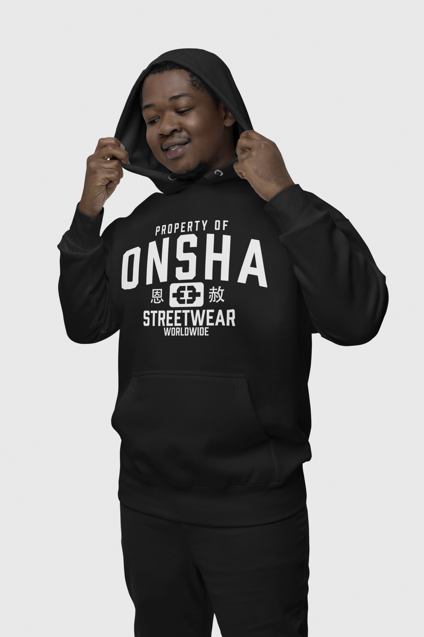 ONSHA STREET HOODIE (BLACK)