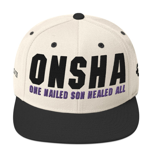 ONSHA SLASH HAT (NATURAL/BLACK)