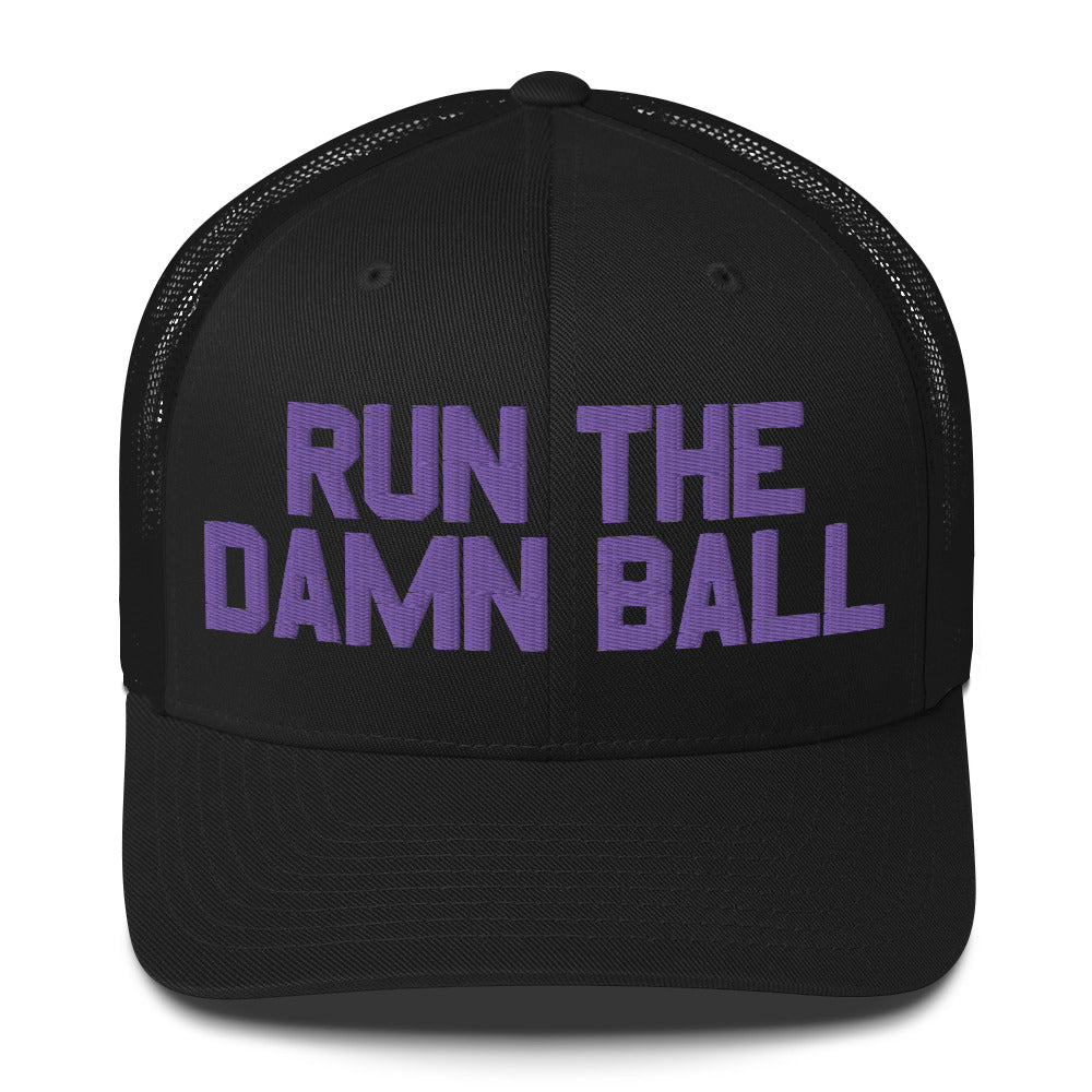 RUN THE DAMN BALL TRUCKER (PURPLE)