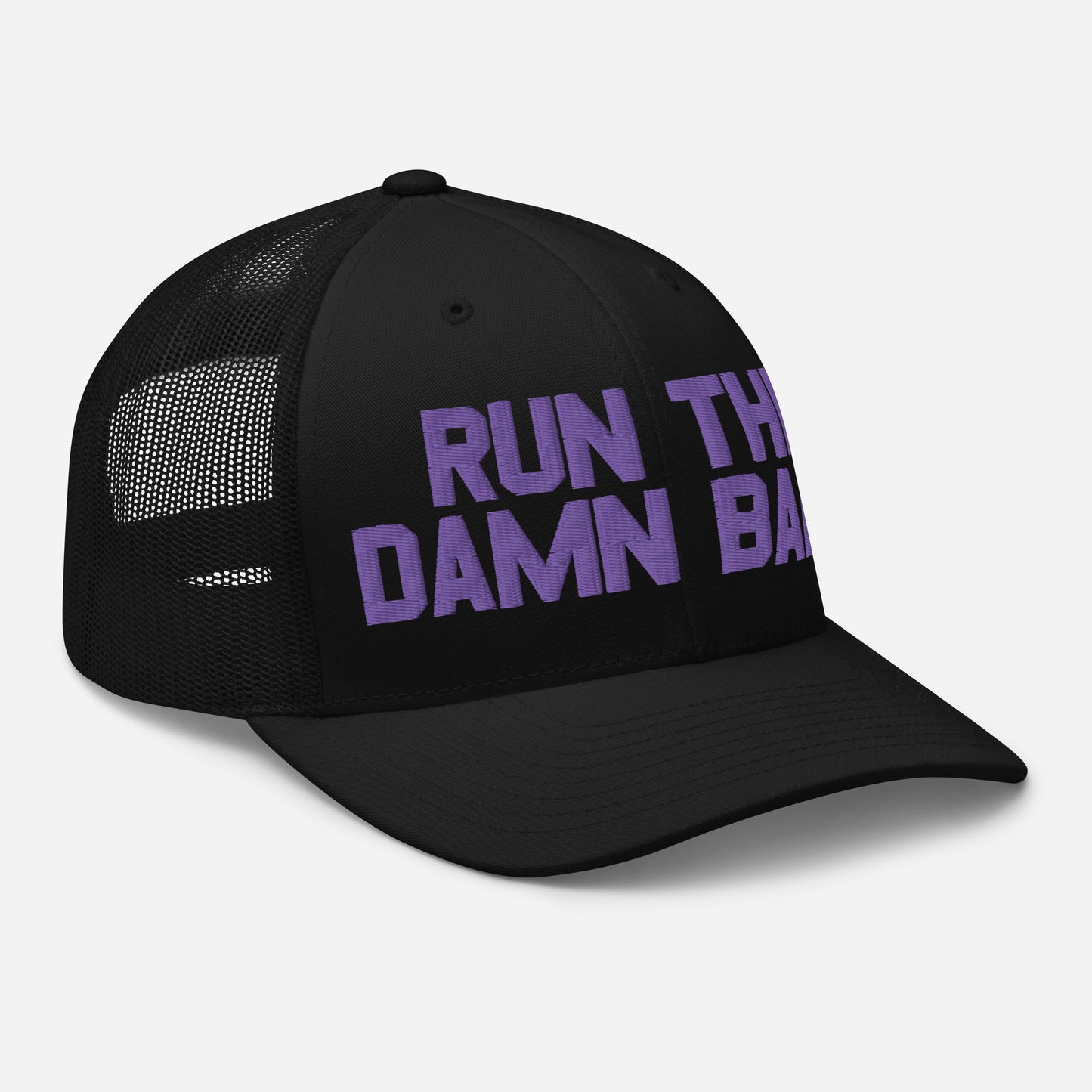 RUN THE DAMN BALL TRUCKER (PURPLE)