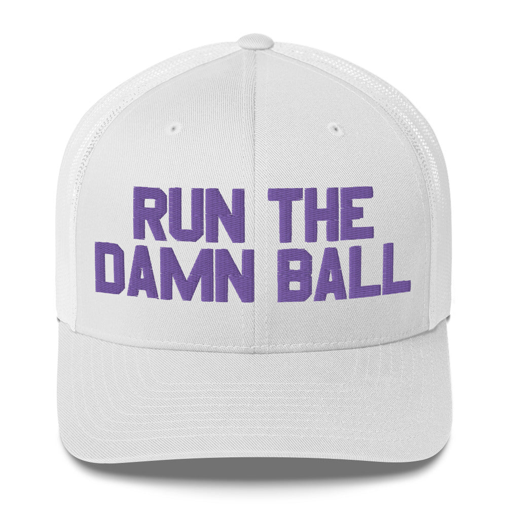 RUN THE DAMN BALL TRUCKER (PURPLE)