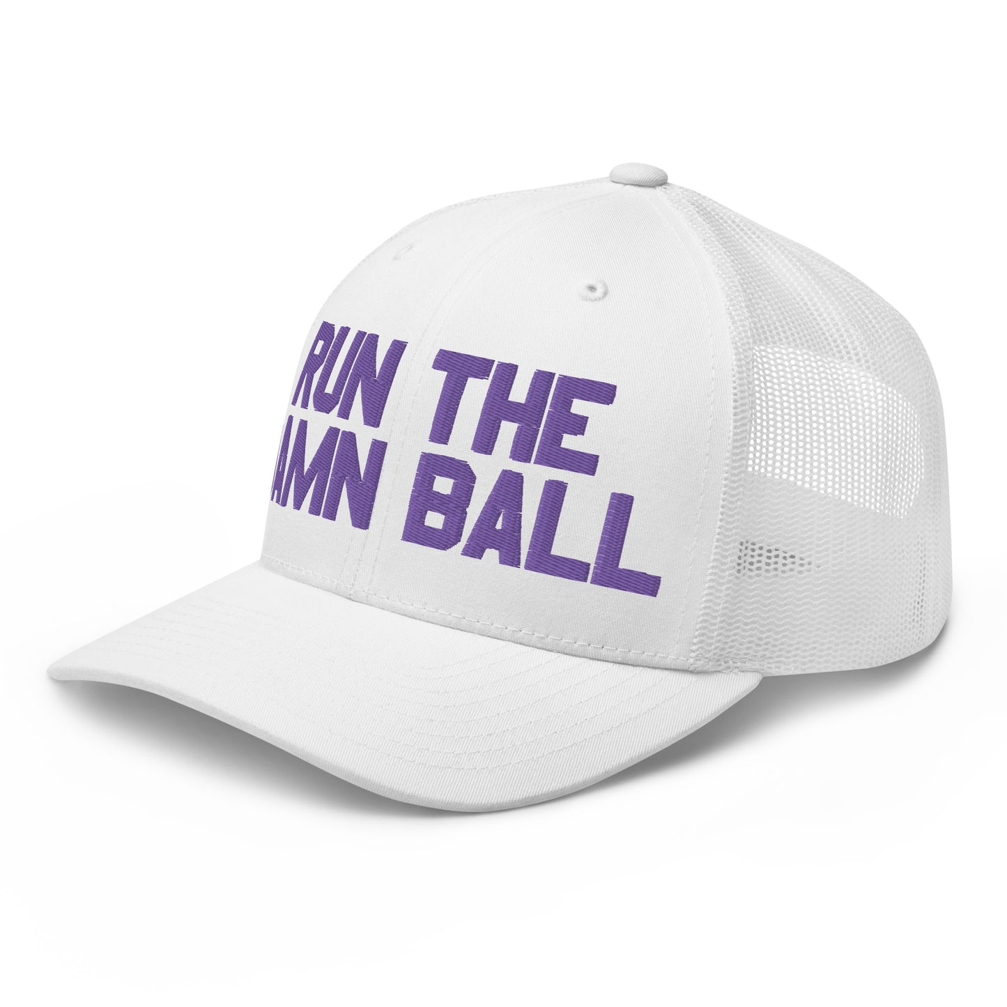 RUN THE DAMN BALL TRUCKER (PURPLE)