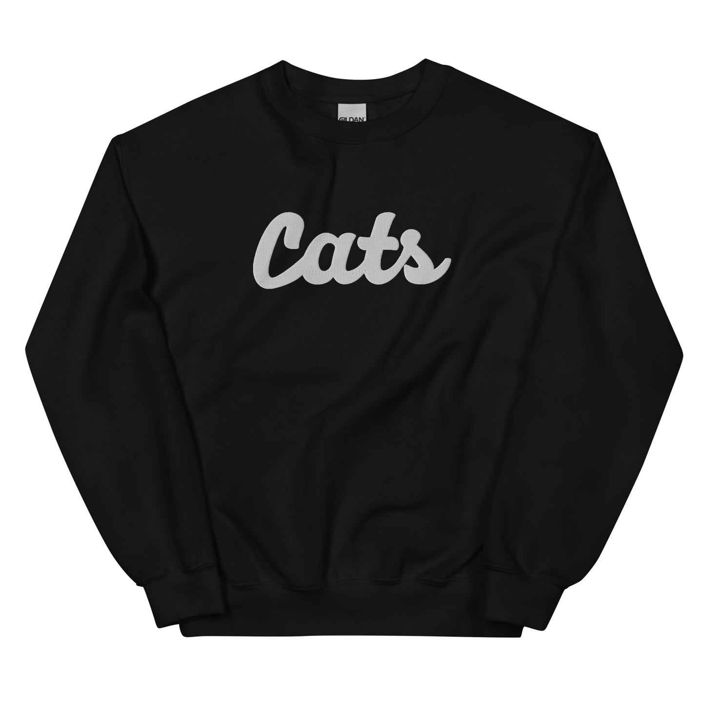 CATS EMBROIDERED SWEATSHIRT