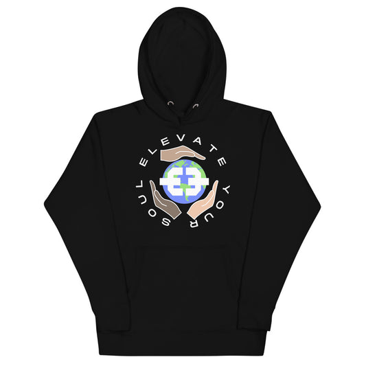 ELEVATE THE WORLD HOODIE (BLACK)